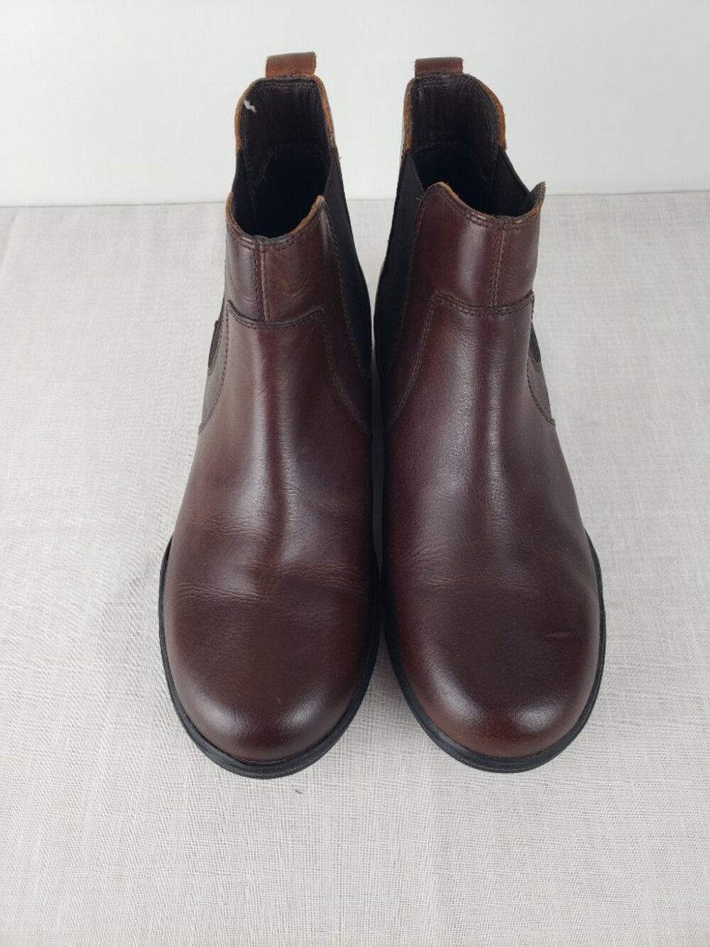 Smartpak Ada Chelsea Boots Brown Leather Pull On Womens 41/US 10 - Picture 3 of 11